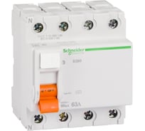 Выключатель дифференциального тока Systeme Electric 11467 ВД63 Домовой 4п 63A 100mA AC