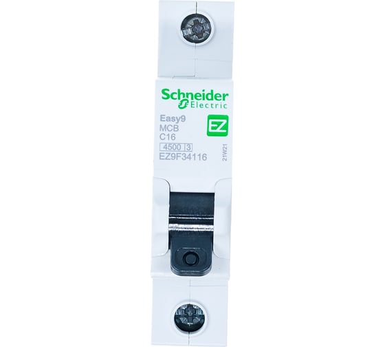 Автоматический модульный выключатель EASY 9 1п C 16А 4.5кА Systeme Electric EZ9F34116