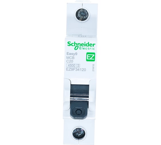 Автоматический модульный выключатель Systeme Electric EASY 9 1п C 20А 4.5кА EZ9F34120