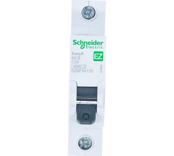 Автоматический модульный выключатель EASY 9 1п C 25А 4.5кА Systeme Electric EZ9F34125