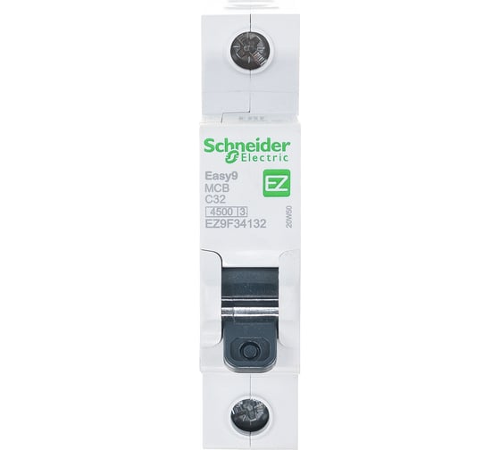 Автоматический модульный выключатель Systeme Electric EASY 9 1п C 32А 4.5кА  EZ9F34132