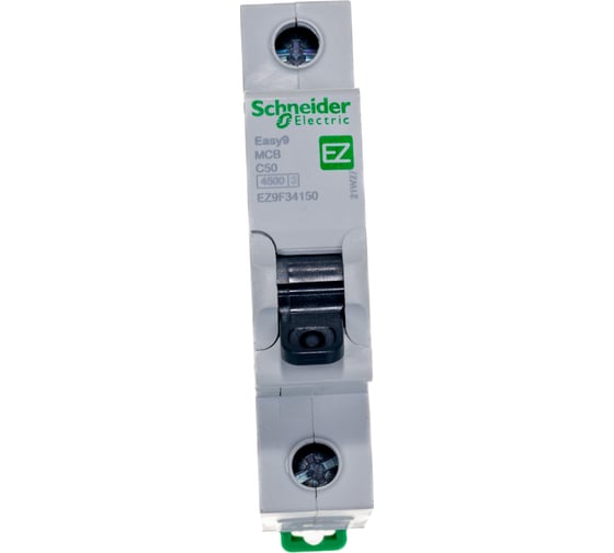Автоматический модульный выключатель Schneider Electric 1п C 50А 4.5кА EASY 9 SchE EZ9F34150