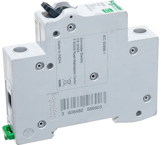 Автоматический модульный выключатель Systeme Electric 1п C 63А 4.5кА EASY 9 SchE EZ9F34163