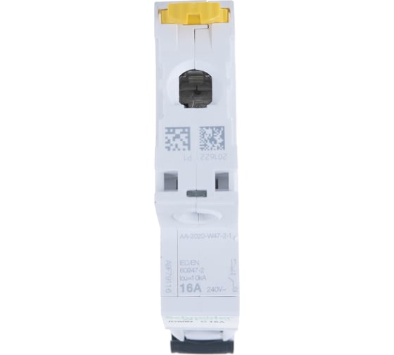 Автоматический модульный выключатель Acti9 iC60N 1п C 16А 6кА Systeme Electric A9F79116