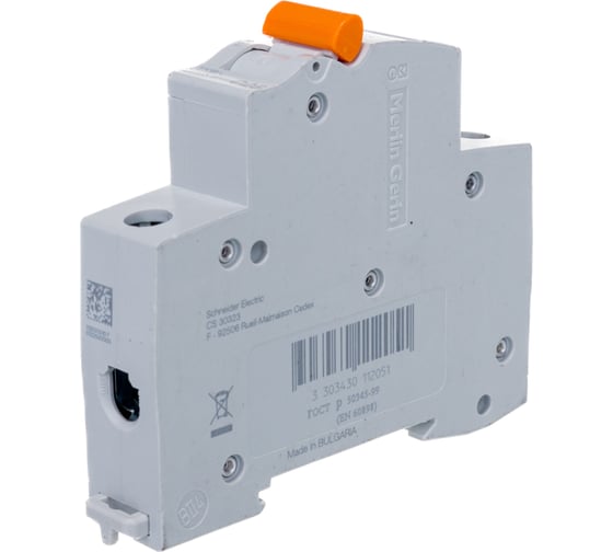 Автоматический модульный выключатель Systeme Electric 1п C 25А ВА63 Домовой 4.5кА SchE 11205