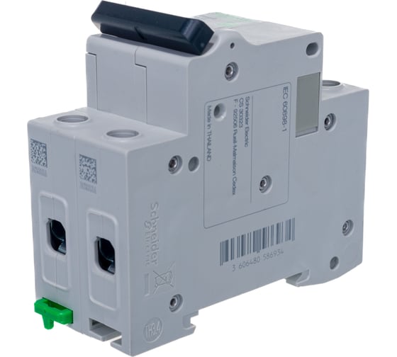 Автоматический модульный выключатель Schneider Electric EASY 9 2п C 16А 4.5кА EZ9F34216