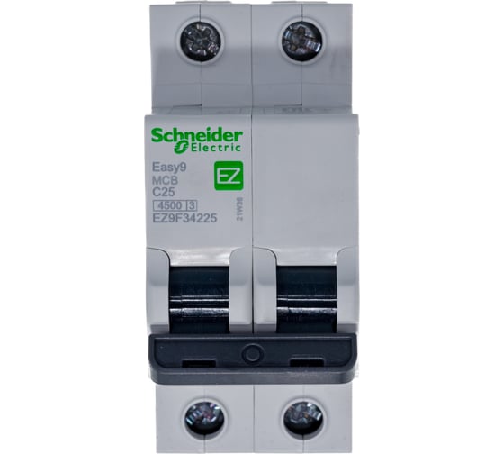 Автоматический модульный выключатель Systeme Electric EASY 9 2п C 25А 4.5кА EZ9F34225