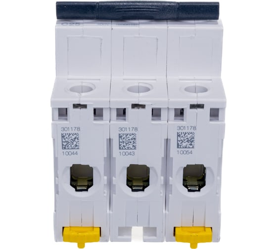 Автомат модульный Acti9 iC60N 3п C 25А 6кА Systeme Electric A9F79325