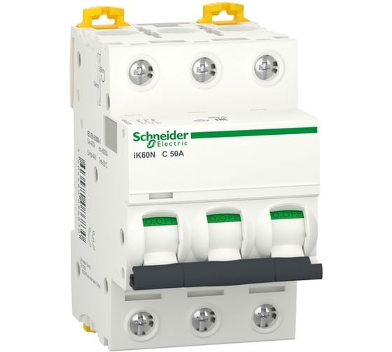 Автомат модульный Acti9 iK60 3п C 50А 6кА Systeme Electric A9K24350 1