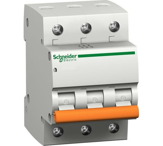 Автоматический модульный выключатель Systeme Electric 3п C 25А ВА63 Домовой 4.5кА SchE 11225
