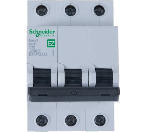Автоматический модульный выключатель EASY 9 3п C 32А 4.5кА Schneider Electric EZ9F34332