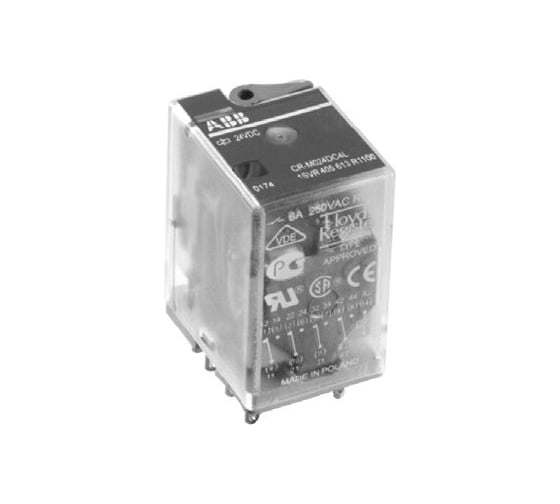 Промежуточное реле CR-M024AC4 24B AC 4ПК 6А ABB 1SVR405613R0000 1