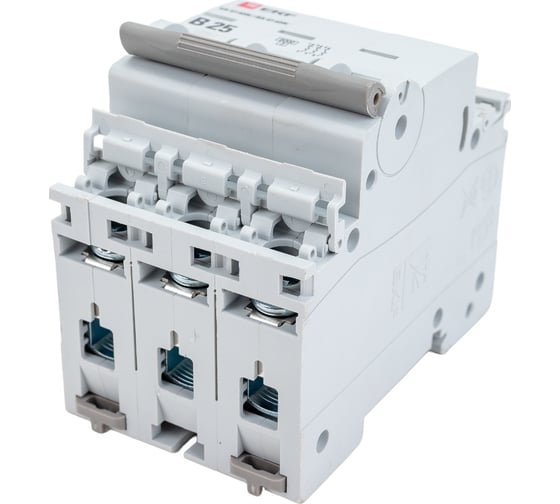 Автоматический выключатель EKF 3P 25А (B) 6кА ВА 47-63N PROxima M636325B