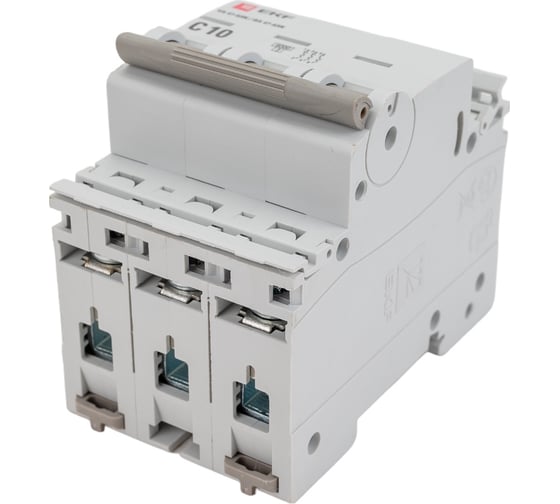 Автоматический выключатель EKF 3P 10А (C) 6кА ВА 47-63N PROxima M636310C