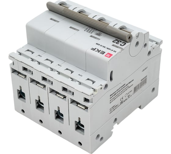 Автоматический выключатель EKF 4P 32А (C) 6кА ВА 47-63N PROxima M636432C