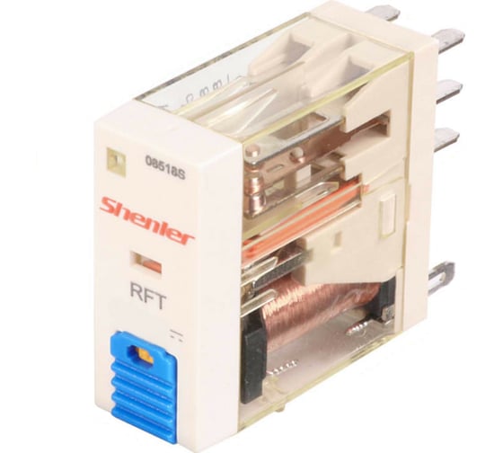 Реле Shenler 2c 24v dc + светодиод RFT2CO024L