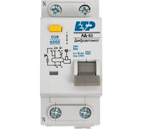 Дифференциальный автомат ETP 1P+N 10А тип A 30 мА 6 кА 19052