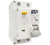 Дифференциальный автомат ETP 1P+N 16А тип АС 10 мА 4,5 кА 19003
