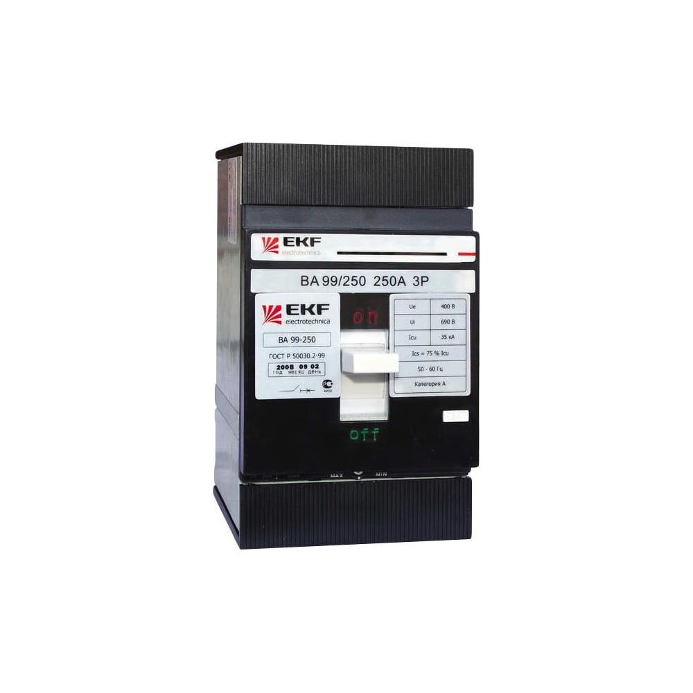 Автоматический выключатель EKF ВА-99 250/250А mccb99-250-250 - выгодная ...