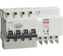 Дифавтомат АД-4 4п C 63A 30mA AC 4.5kA EKF DA4-63-30
