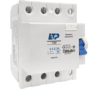 Устройство защитного отключения ETP УЗО 4P 63А тип АС 30 мА 4,5 кА 18016