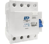 Устройство защитного отключения ETP УЗО 4P 40А тип АС 30 мА 4,5 кА 18014