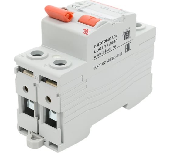 УЗО Akel-VDH-2P-80A-30mA-ТипAC 400660