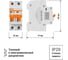 Автоматический выключатель ВА47-29 (2Р; 6 А; 4.5 кА; С) TDM ELECTRIC SQ0206-0089 4