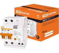 Дифавтомат АД12 2п, 16 А, 100 мА TDM ELECTRIC SQ0204-0007