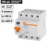 Устройство защитного отключения TDM ELECTRIC ВД1-63 4Р 100А 300мА SQ0203-0049 2