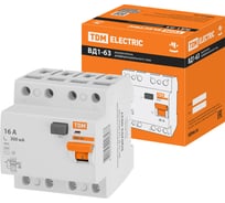 Устройство защитного отключения TDM ELECTRIC ВД1-63 4Р 16А 300мА SQ0203-0027