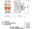 Автоматический выключатель TDM ELECTRIC ВА47-63 2Р 10А 4,5кА х-ка С SQ0218-0010 4