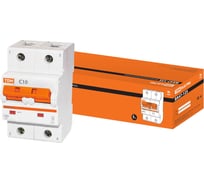 Автоматический выключатель TDM ELECTRIC ВА47-125 2Р 10А 15кА С SQ0208-0061