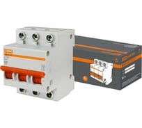 Автоматический выключатель TDM ELECTRIC ВА47-63 3Р 16А SQ0218-0019