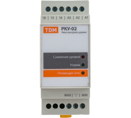 Реле контроля уровня, без датчиков TDM ELECTRIC РКУ-02-1 SQ1507-0003