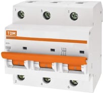 Автоматический выключатель TDM ELECTRIC ВА47-100 3Р 20А 10кА D SQ0207-0025