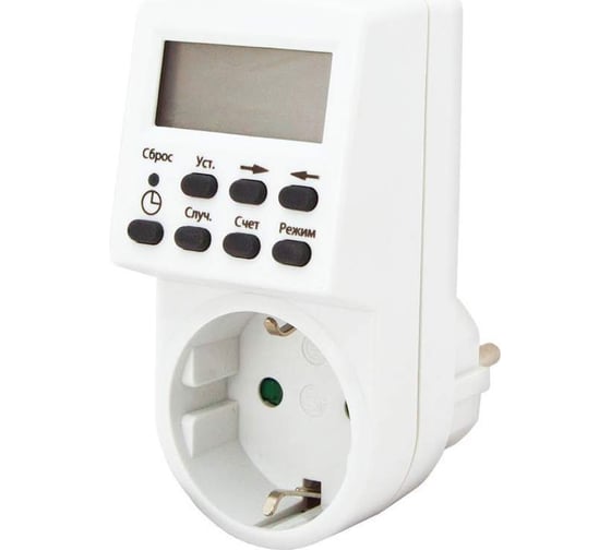 Розеточный электронный таймер TDM ELECTRIC ТРЭ-01 SQ1506-0002