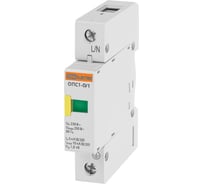 Устройство защиты от импульсных перенапряжений (разрядник) ОПС1-D TDM ELECTRIC 1Р In=5kA Un=230B Im=10kA SQ0201-0009