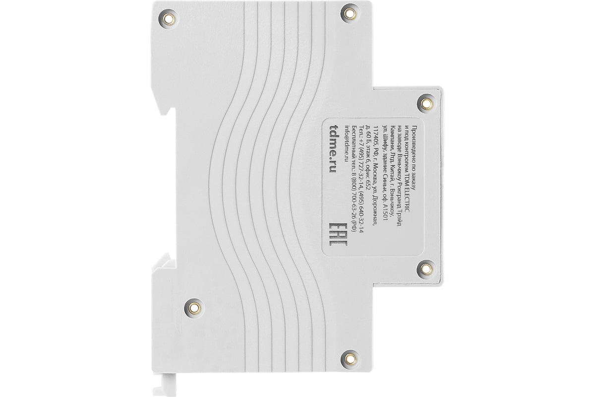 Ограничитель импульсных напряжений TDM ОИН1 1Р 5kA 230B 12.5kA SQ0201-0014  - выгодная цена, отзывы, характеристики, фото - купить в Москве и РФ