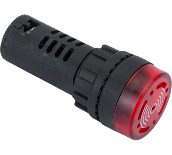 Звуковой сигнализатор TDM ad22-22m/r23 d22 мм (led) индикация 24 в ac/dc красный SQ0746-0003