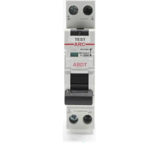 Дифференциальный автомат Akel АВДТ-ARC-1P+N-C10-30mA-ТипAC 400915