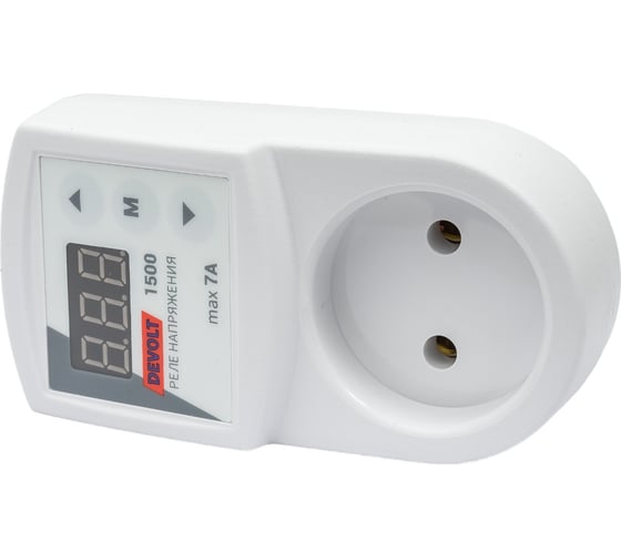 Реле напряжения DEVOLT 1500, 1,5кВт, 7А, 1500 DEVOLT1500