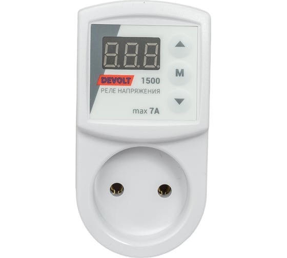Реле напряжения DEVOLT 1500, 1,5кВт, 7А, 1500 DEVOLT1500