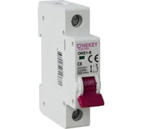 Автоматический выключатель OneKeyElectro 1p 4,5ka c-6a 1m 7700460
