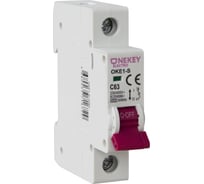 Автоматический выключатель OneKeyElectro 1p 4,5ka с-63a 1m 7700468