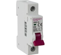 Автоматический выключатель OneKeyElectro 1p 4,5ka с-50a 1m 7700467