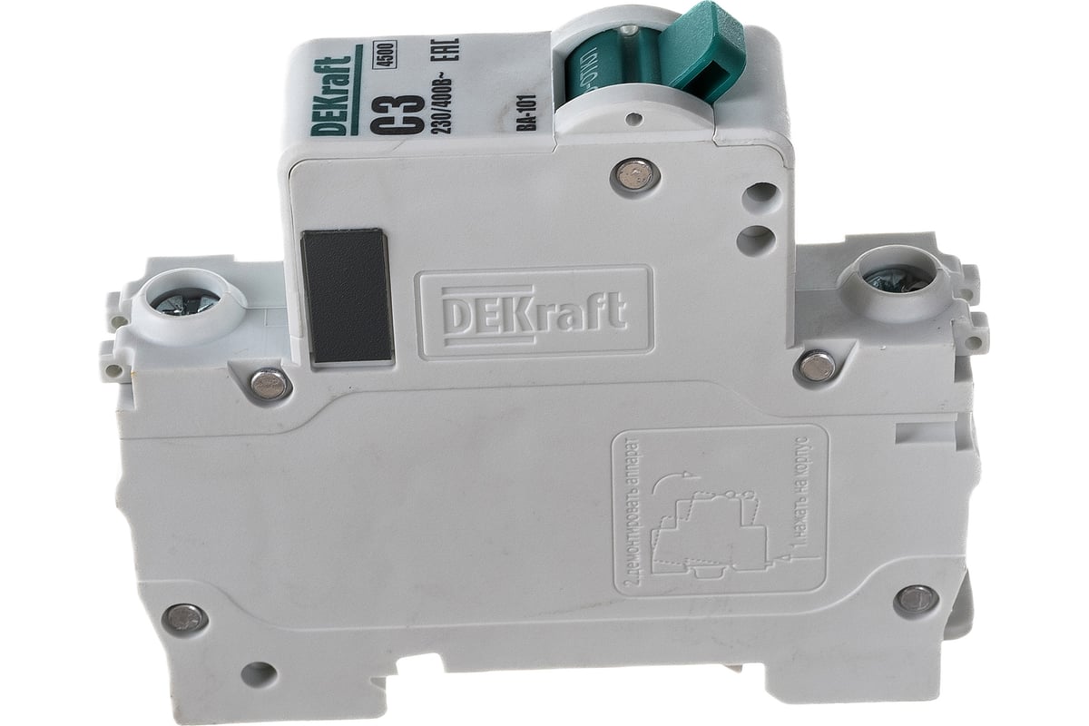 Автоматический выключатель DEKraft ВА101-1P-003A-C 11051DEK 121893 .