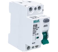 Выключатель дифференциального тока DEKraft УЗО03-2P-025A-030 14054DEK