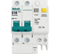 Дифавтомат DEKraft ДИФ101-2Р-010А-030-C 15002DEK 121960