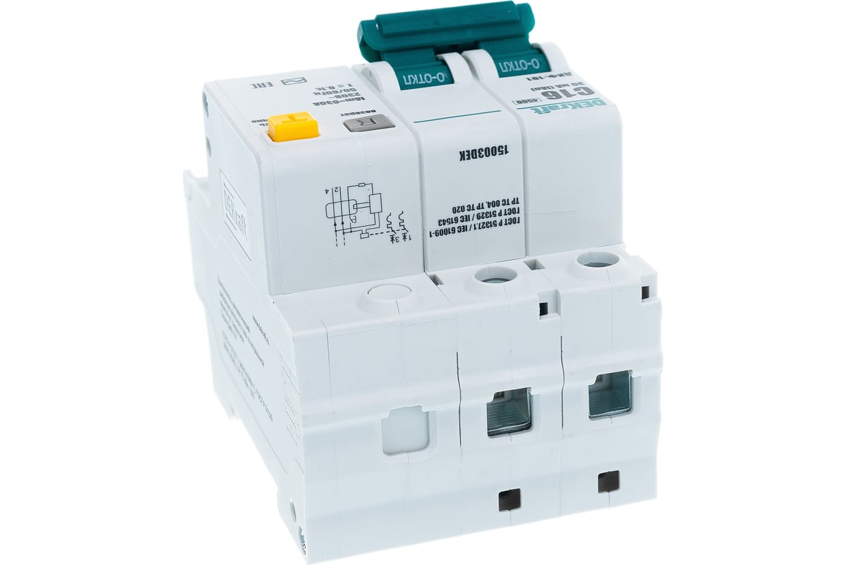 Дифавтомат DEKraft ДИФ101-2Р-016А-030-C 15003DEK 121961 - выгодная цена ...